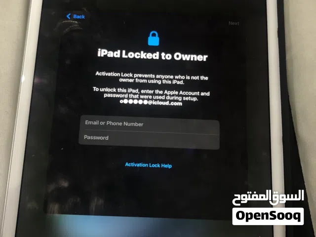 ايباد ميني 5 مقفل ايكلاود فقط