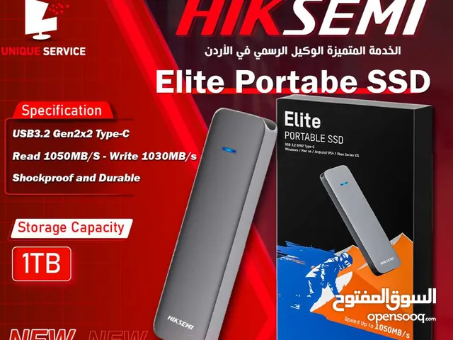 هارديسك خارجي سرعة عالية من هيكسيمي Hiksemi Elite Portable SSD 1TB USB3.2 Gen2X2 Type-C