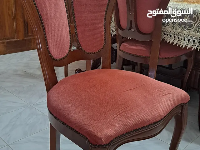 6 كراسي سفرة خشب زان
