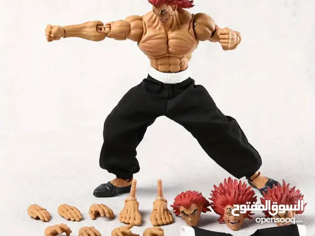 Baki Hanma Action Figure – Fully Articulated 6'' Collectible with Fabric Pants.only cash on delivery