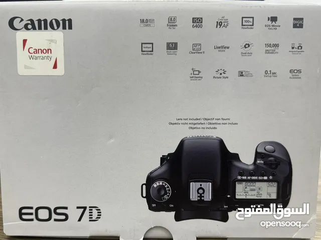 كاميرا كانون 7D مستعمله كالجديدة  البيع لأسرع وقت لفترة محدودة