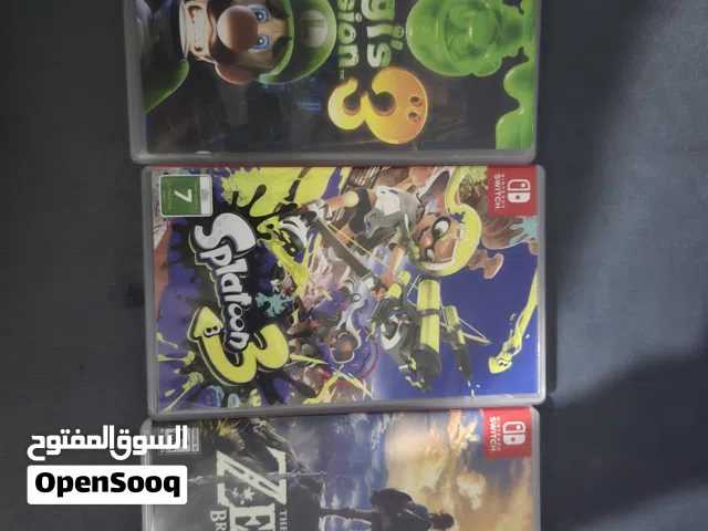للبيع العاب نينتيندو سويتش نظيفين جداً