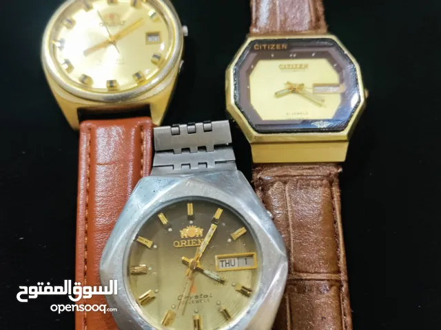 ساعه ماركة اورينت وسيتزن انتيك أصليه رجالى اوتوماتيك نظيفه