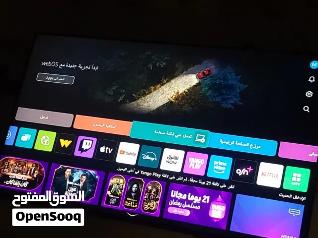 شاشة LG 65  وكاله
