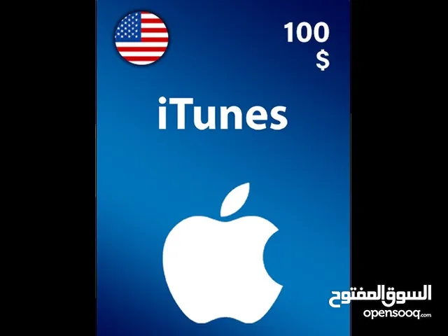 كارت ايتونز 100 دولار