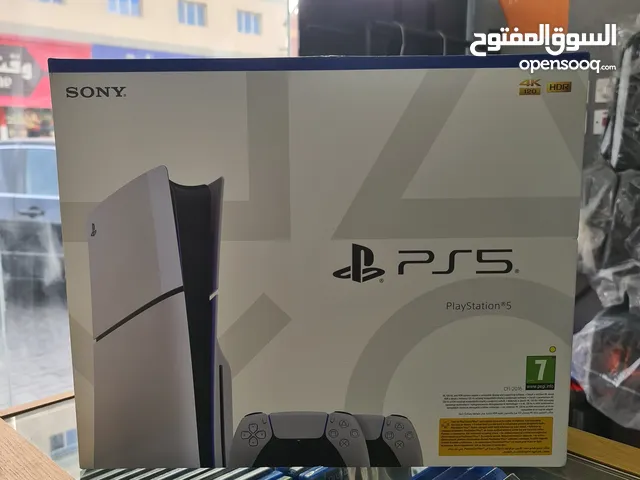 Sony PlayStation 5 Slim Disc Console 1TB White + 2 DualSense Wireless Controller
