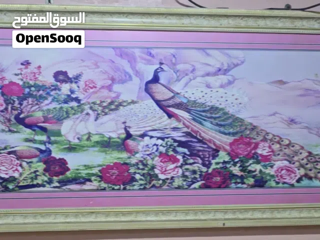 لوحة طاووس كبيرة خشب نوعية جيدة