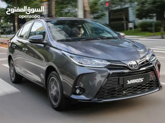 Toyota Yaris 2022 for quarterly rent in Jubail for SR 2100 per month