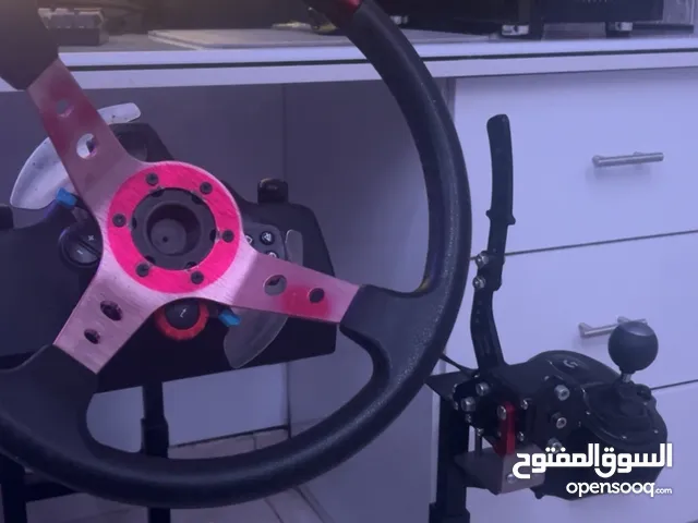 Steering wheel Logitech G29 محاكي طبق الاصل دركسون مع هاند بريك و جير الأصلي