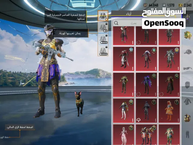 حساب ببجي مرتب