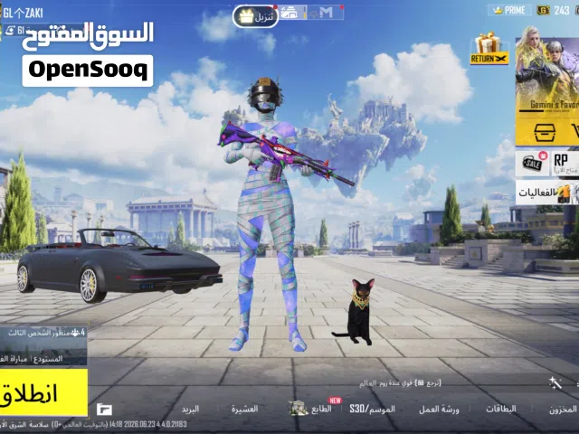 حساب ببجي للبيع