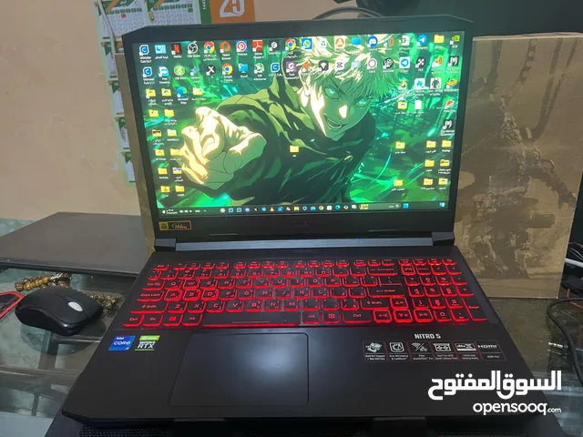 Acer nitro5 بالكرتون