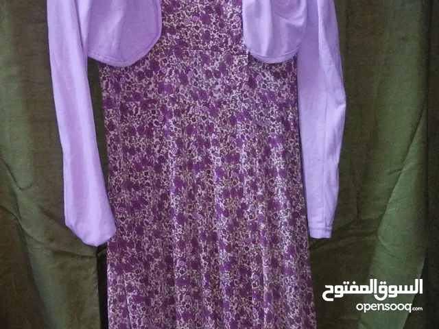 purple dress فستان نهدي