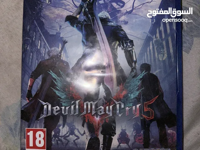 لعبة devil may cry 5 شبه جديدة