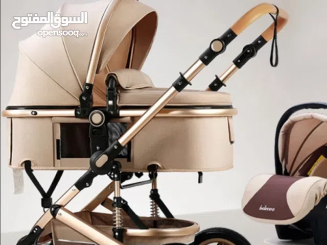 عربة اطفال مع كرسي السيارة افضل سعر ع مستوى السلطنة