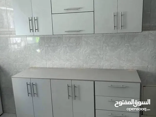 خزاين مطبخ تعليق وأرضي خشب mdf ملبس لامنيت الخزانة العلوية عرض 170 عمق 30 ارتقاع 60 الخزانة الأرض