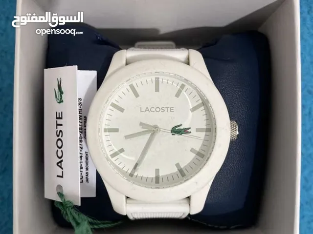 Lacoste watch sport analog white)غير قابل للتفاوض
