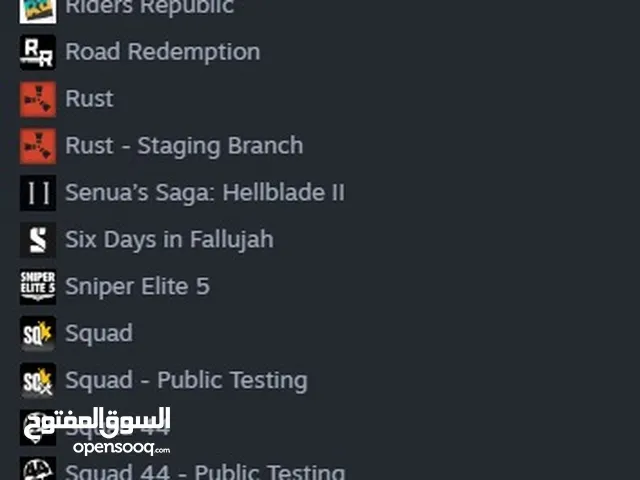 Steam Accounts and Characters for Sale in Zarqa