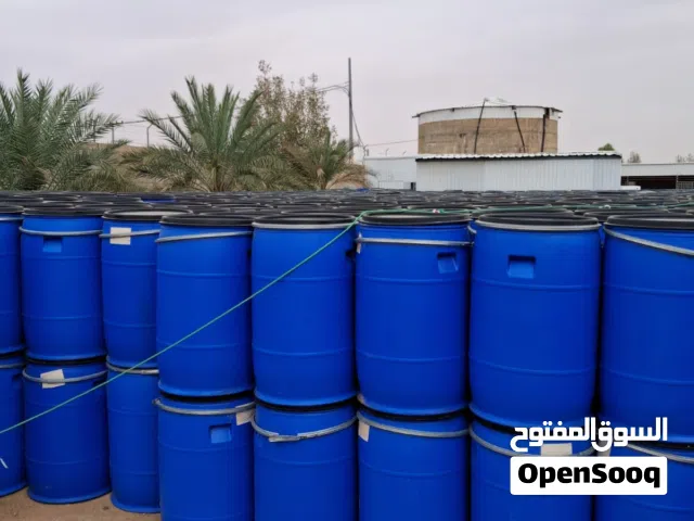 Heavy Duty Plastic Cargo Drum – 220L Blue Storage Barrel with Lid