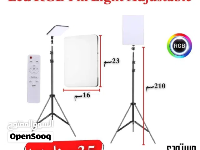 RGB LED PANEL LIGHT لوح اضاءة كل الالوان مرفق مع ريموت