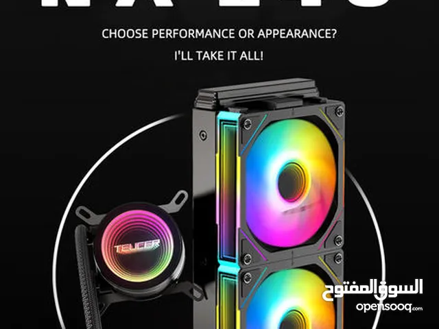 لمبرد TEUCER NEON ARMIR NA-360 ARGB، ونوضح بيه إنه 360mm ARGB وموجه لعشاق الأداء العالي.