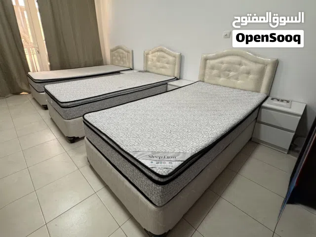 3 Bed & Mattress 100×200cm used  3 سرير فردي مستعمل مع مرتبة  (Expat leaving)