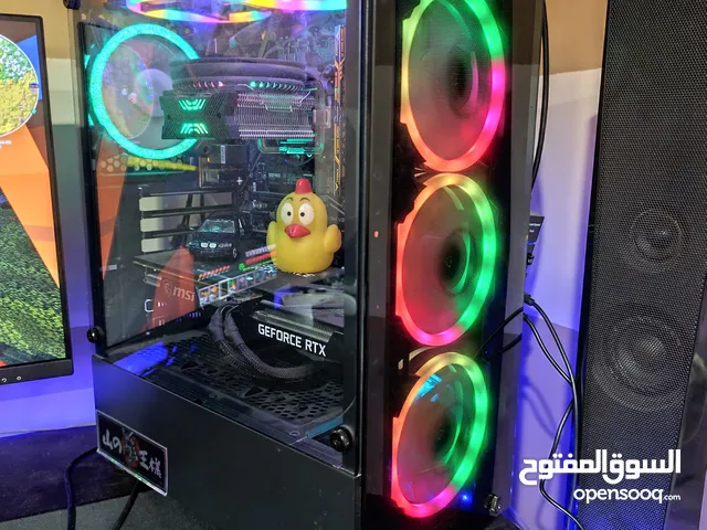 للبيع كمبيوتر ألعاب قوي بمعالج i5 وكرت RTX 3060