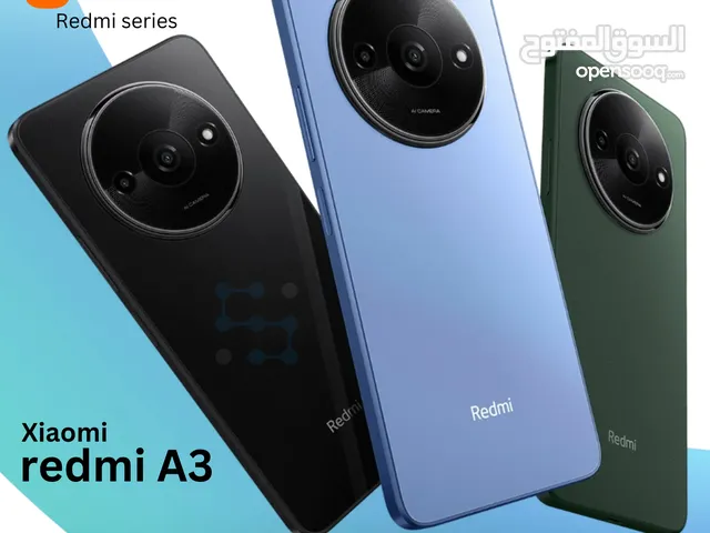 عرض خااص : Redmi A3 128gb هاتف بمواصفات ممتازة و سعر مناسب للجميع جديد مع ضمان وكيل سنة لا يفوتك