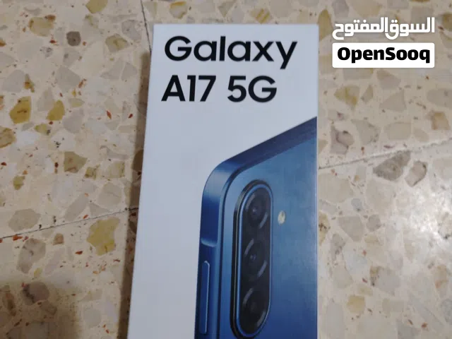 جهاز سامسونج a17 256 جيجا رام 8 جيجا لون ازرق بالكرتون جديد