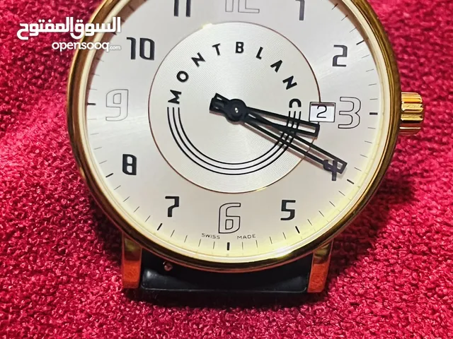 Montblanc Swiss Watch Model 7078 – Vintage Gold Dial – Original Swiss Made