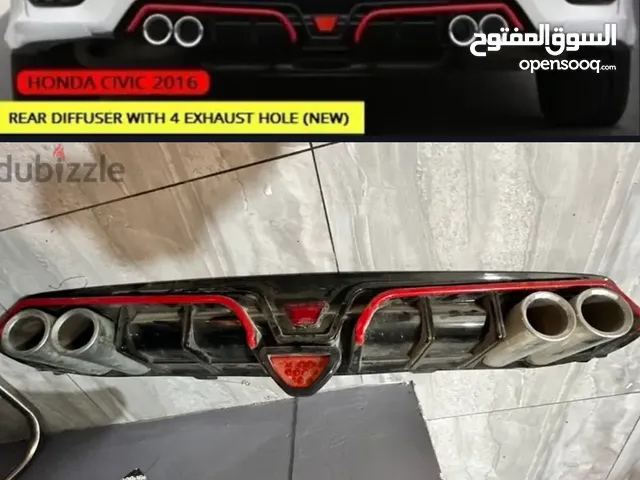 Honda Civic Rear Bumper Diffuser