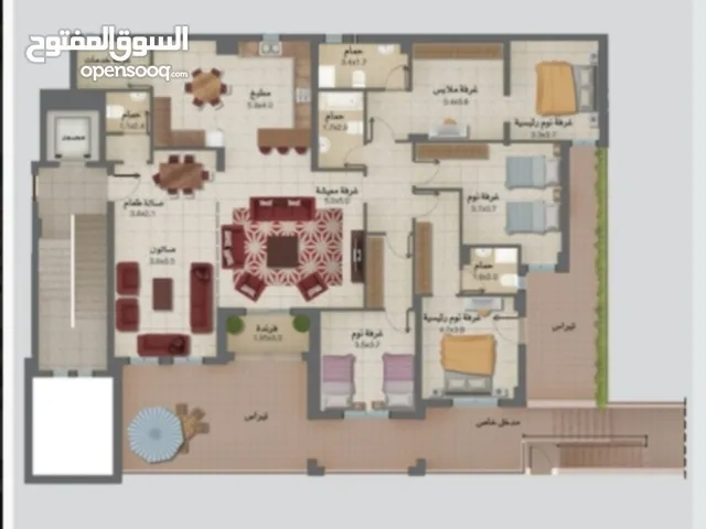 222 m2 4 Bedrooms Apartments for Sale in Ramallah and Al-Bireh Rawabi