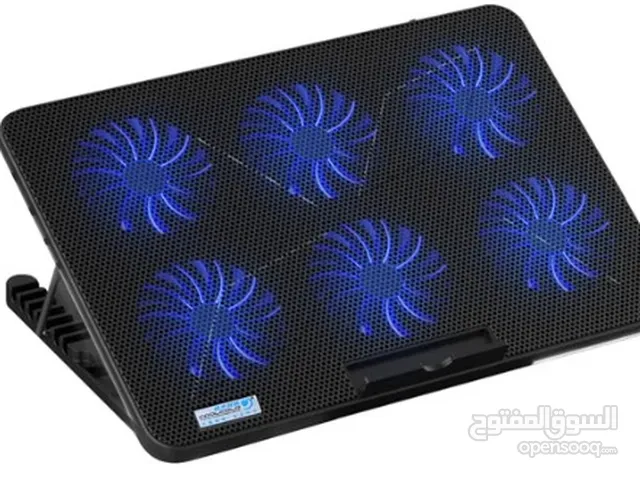 COOLCOLD F5 Laptop 6 Silent Fans Laptop Cooling Pad 15.6 قاعدة تبريد 6 مراوح