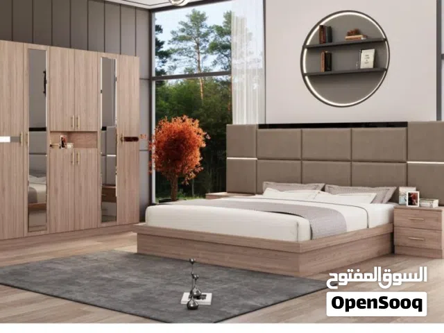 BEDROOM SET 7 PCS WITH MATTRESS WITH FITTING/غرف نوم مل سباع قطع مع دوشج مع ترکیب مجاني