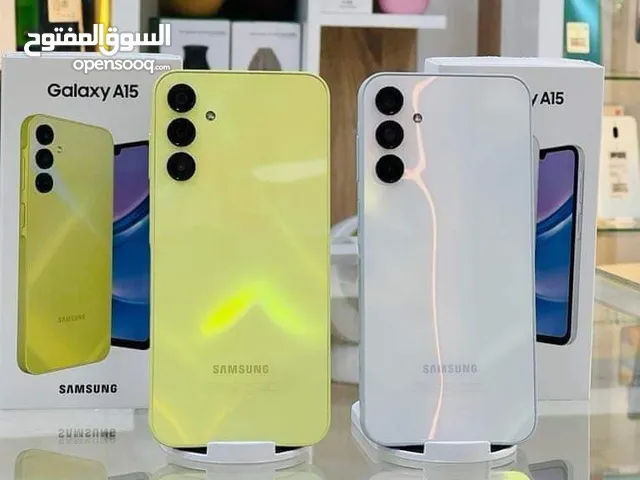 جديد Samsung A15 رام 6 و 8 جيجا 128و 256 4G و 5G مكفول  متوفر توصيل
