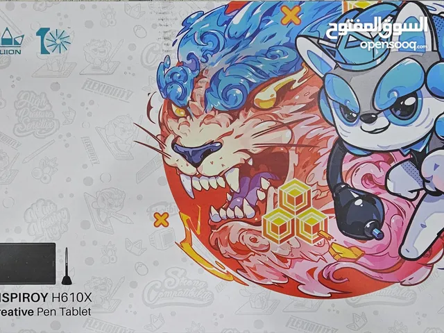 جهاز رسم لوحي Huion Inspiroy H610X - بحالة ممتازة كالجديد