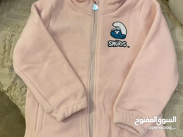 سترة بناتية لون وردي