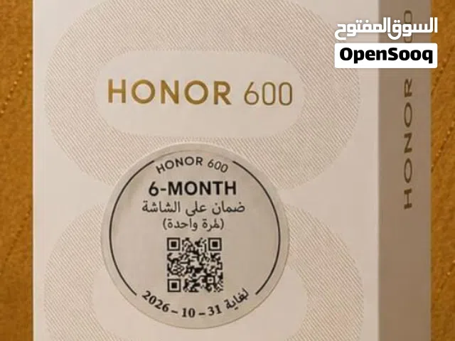 هونور 600 للبيع مساحه 256 جديد 8 +8 رام