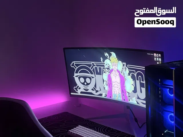 طاوله جيمنج اضاءه حرف L يسار