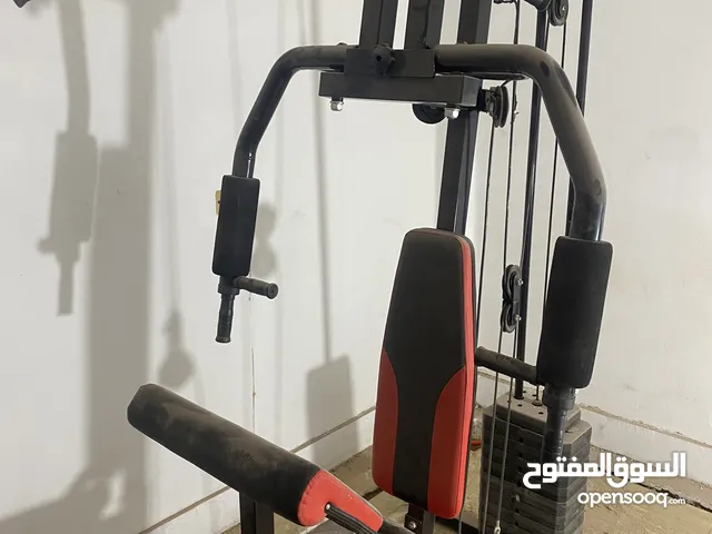 ادوات رياضة منزلية دراجة اوزان 30 كيلو وجهاز كتعدد التمارين