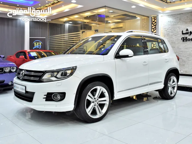 Volkswagen Tiguan R-Line ( 2015 Model ) in White Color GCC Specs