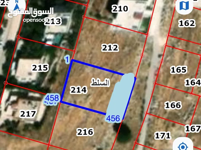 ارض مميزة للبيع في السلط ( الجبيهة)