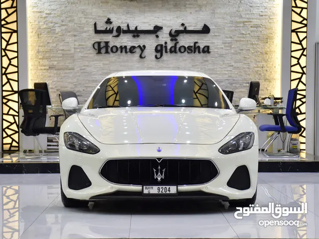 Maserati GranTurismo Sport ( 2018 Model ) in White Color GCC Specs