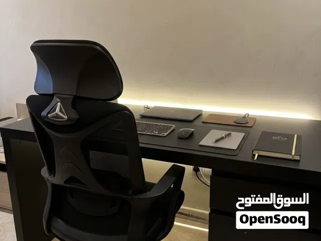 Malm Office Desk with Ergonomic Chair