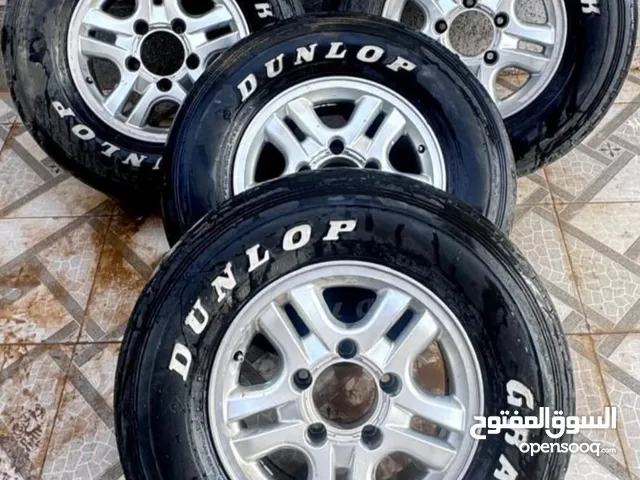 طقم كفرات مع الجنوط 6 مسامير مناسب للهايلوكس ،والبرادو ،والفورتشنر،والاندكروزر