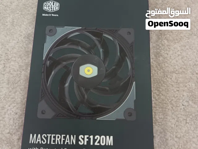 MASTERFAN SF120M مراوح pc جيده جديده غير مستخدمه عندي 2 منهم وحده مفتوحه الثانيه كرتون مققل