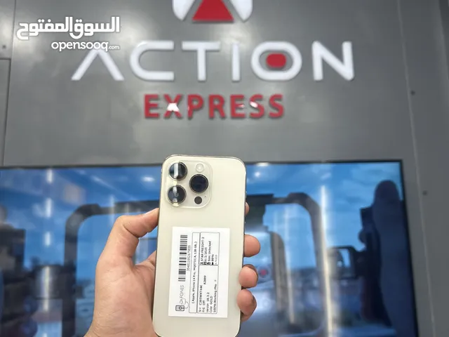 iPhone 14 Pro 128 GB used ايفون 14 برو 128 جيجا مستعمل بحاله الوكاله بطاريه 88% لون ذهبي