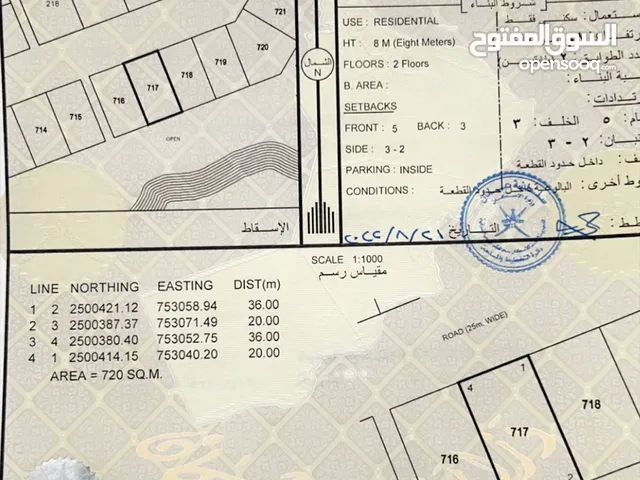 Residential Land for Sale in Al Sharqiya Sur
