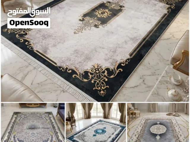 مفارش موكيت كلاودي مقاس 230×160 ثقيل جدا شعر كثيف ناعم بأشكال جديده الخامه ثقيله جدا