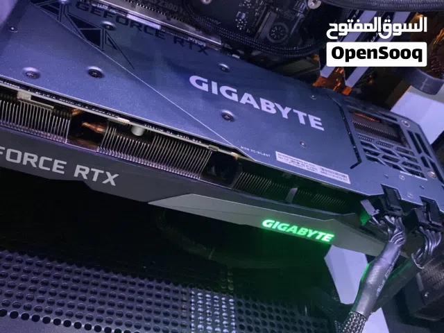 كرت شاشة جيجابايت Gigabyte RTX 3070 OC بحالة ممتازة مع ملحقات أخرى